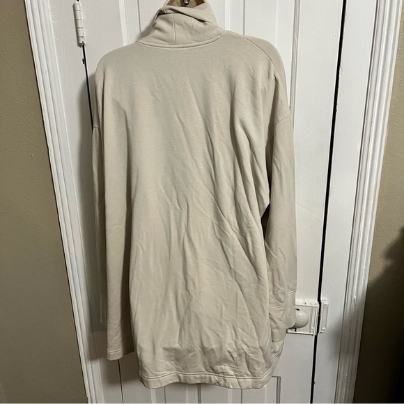 Old Navy Live-In French Terry Open-Front Wrap Wish Bone Cream Plus Size 2X N - Picture 3 of 5